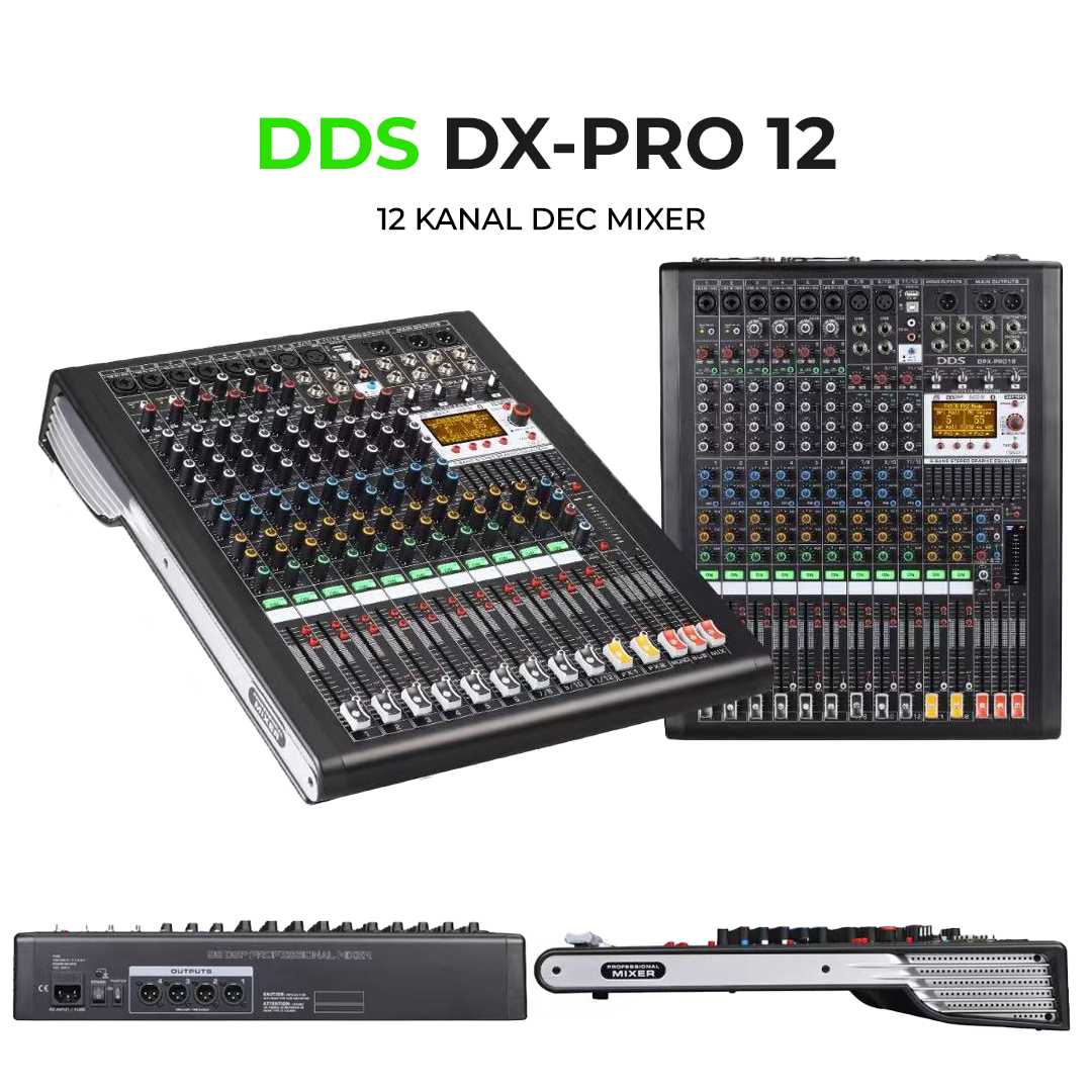 DX-PRO 12 12 KANAL DECK MİKSER